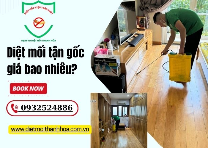 Diệt mối tận gốc giá bao nhiêu